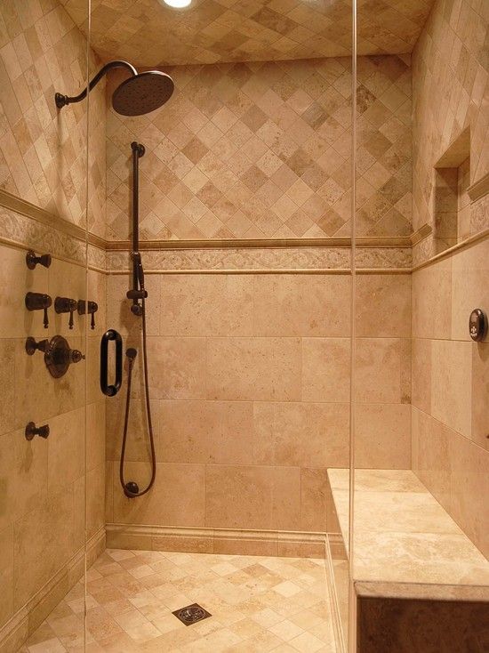 душевая травертин